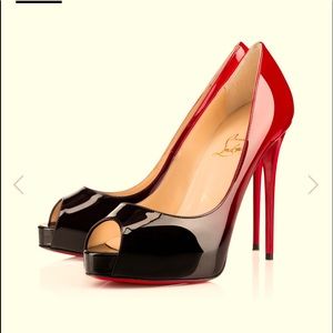 Christian Louboutin red black